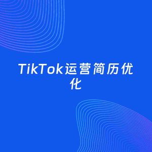 AI优化简历案例：TikTok运营简历工作经历优化
