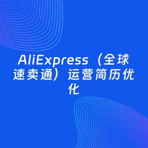 AI优化简历案例：AliExpress（全球速卖通）运营简历工作经历优化