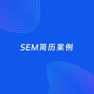 AI生成简历案例：SEM岗位简历模板