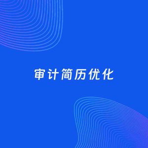 AI优化简历案例：审计简历工作经历优化