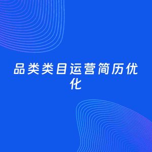 AI优化简历案例：品类类目运营简历工作经历优化